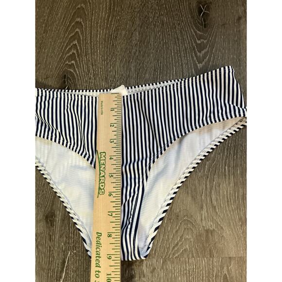 Sia Swim‎ Australia Navy White Striped Bikini Bottoms US Size 8 - Picture 7 of 8